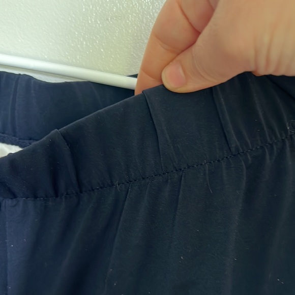 Chicos plus size dark blue pants with side split and metal bars. Size 2. - Picture 3 of 11